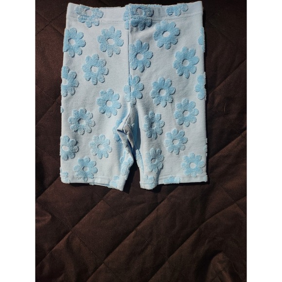 Old Navy Girls Medium Blue Flower Shorts - Picture 1 of 1